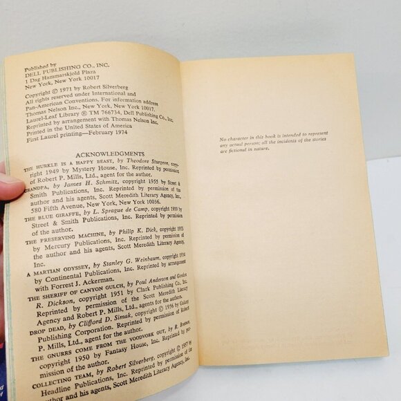 Vtg Roberty Silverberg Books Deep Space Beyond Control Science Fiction Bestiary - Picture 7 of 9